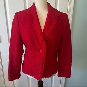 ❤️❤️Vintage Elegant Red Women's Blazer size 10